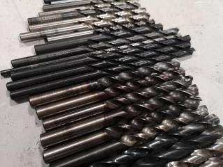 48x Assorted Jobber Type Drill Bits