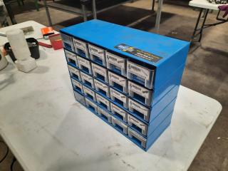 6 x Assorted Workshop Part Drawers