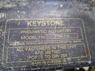 6x Assorted Keystone Pneumatic Actuators