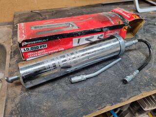 Powerbuilt 10,000psi Heavy Duty Lever Action Grease Gun