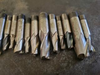 Large Lot of Milling Machine Endmills 