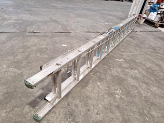 Easy Access 150KG 5.8M Aluminum Extension Ladder