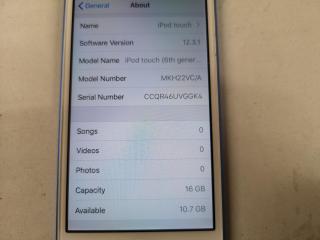 Apple iPod Touch 6th Gen, 16Gb