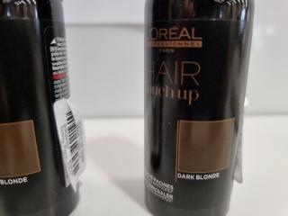 3 Loreal Hair Touch Up Sprays - Dark Blonde