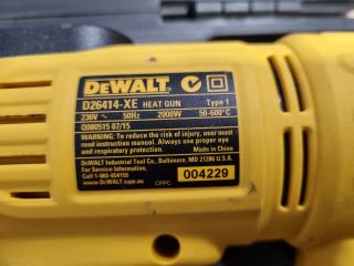 DeWalt 2000W Corded Heat Gun Kit D26414-XE