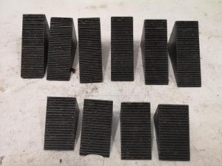 5x Pairs of Mill Stepped Angle Blocks