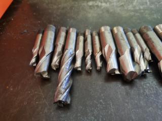 Large Lot of Milling Machine Endmills 