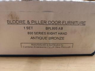 4x Stylish Quality Door Lever Handle Sets by Bloore & Piller, New