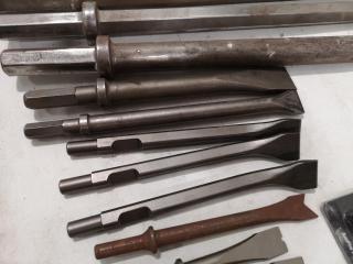 22x Assorted Sizes of Air Chisel Attachments