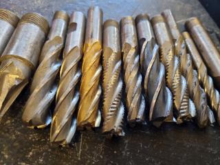 14x Assorted Milling Cutters