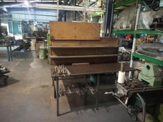 Double Sided Steel Workbench