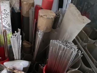 Large Assortment of Welding Filler Rods