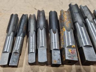 9x Thread Taps, Imperial and Metric Sizes