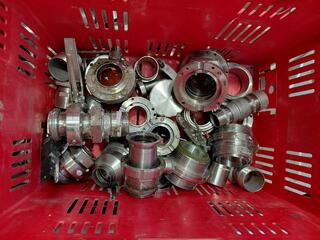 Crate of Assorted Stainless Steel Fittings