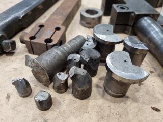 Assorted Lathe Cutting Heads, Tools, Mounts & More