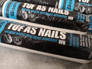 26x Bostik Tuf as Nails WB Water Based Builders Adhesive, 850g Tubes