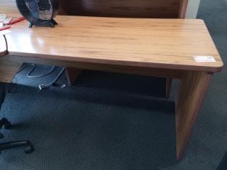 Large Office L-Shaped Desk Workstation w/ Chair & Drawer Unit