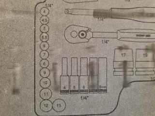 Bahco Dymamic Drive Combined Socket & Dpanner Set S87+7