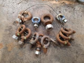 Assortment of D/Bow Shackles and Eye Bolts