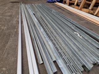 Assorted Galvanised & Aluminium Framing Lengths