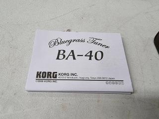Korg BA-40 Blugrass Tuner