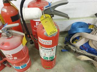 8 x Fire Extinguishers