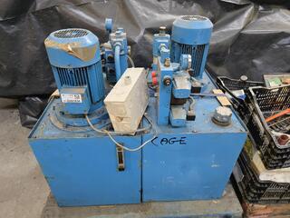 2 x Hydraulic power packs