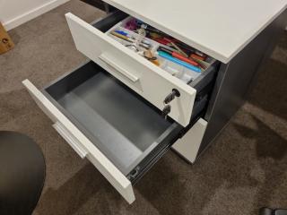 Office Corner Workstation Desk w/ Chair & More