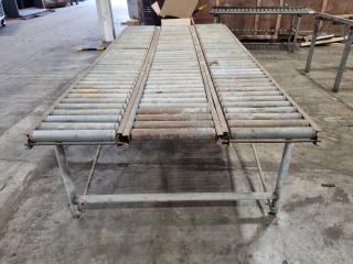 Large Steel Roller Conveyor Table