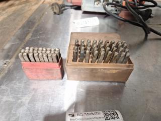 2 Sets of Letter/Number Punches