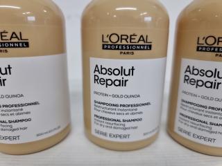 3 Absolut Repair Professional Shampoos