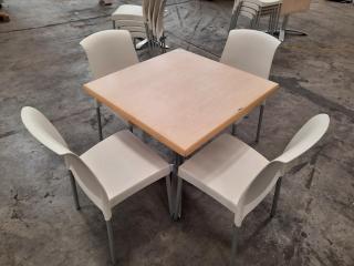 Cafe Style (Collapsible) Table  and Chairs Set