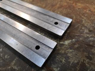 Pair of 200mm Hardened Steel Mill Parallels