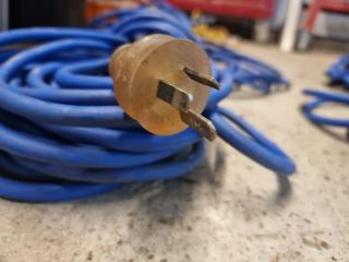 Pair of 15Amp Single Phase Extension Leads