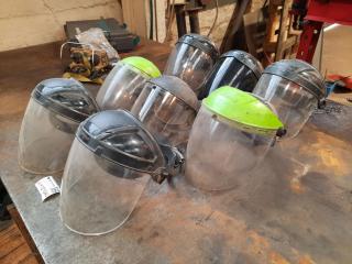 8 x Industrial Workshop Face Shields