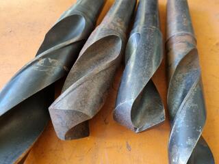 4x Morse Taper No.5 Shank Drills
