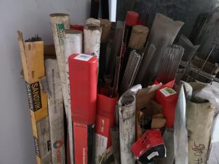 Large Assortment of Welding Filler Rods