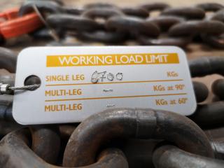 2x Sets of 6700kg Lifting Chain Sets