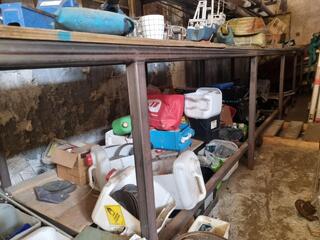 Large 8-Metre Heavy Duty Workbench & Materials Rack