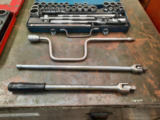 Assorted Socket Wrench Equipment