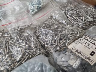 Assorted Small Screws, Nuts, Washers & More, Bulk Lots