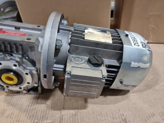 Electric Motor and Right Angle Gearbox Assembly