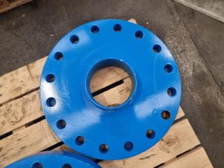 3 Large Flanged Couplings