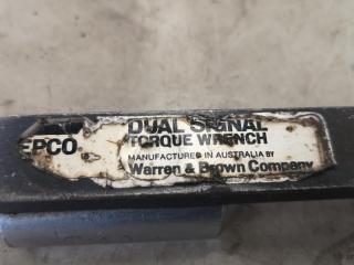 Dual Signal Mechanical 160Nm (120ft/lbs) Torque Wrench by Warren & Brown