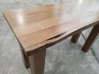 Stylish Solid Wood Hall Table w/ Drawers