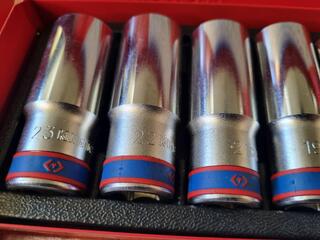 2x King Tony Deep Socket Sets, 3/8" & 1/2" Drive