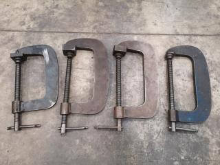 4x 150mm to 200mm G Clamps