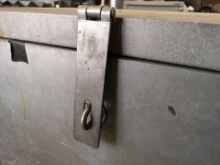 Custom Galvanised Steel Worksite Tool Storage Bin