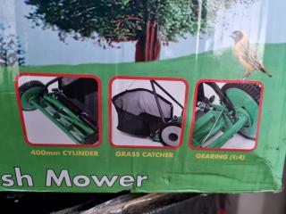 400mm Cylinder Push Mower, New in Box