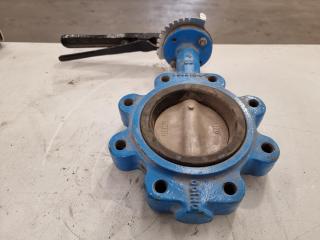 DN100 200WOG Body And CF8M Disc Center Line Butterfly Valve